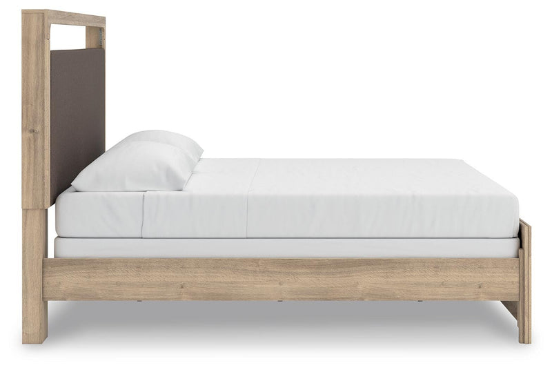 Kinlanni King Upholstered Panel Bed