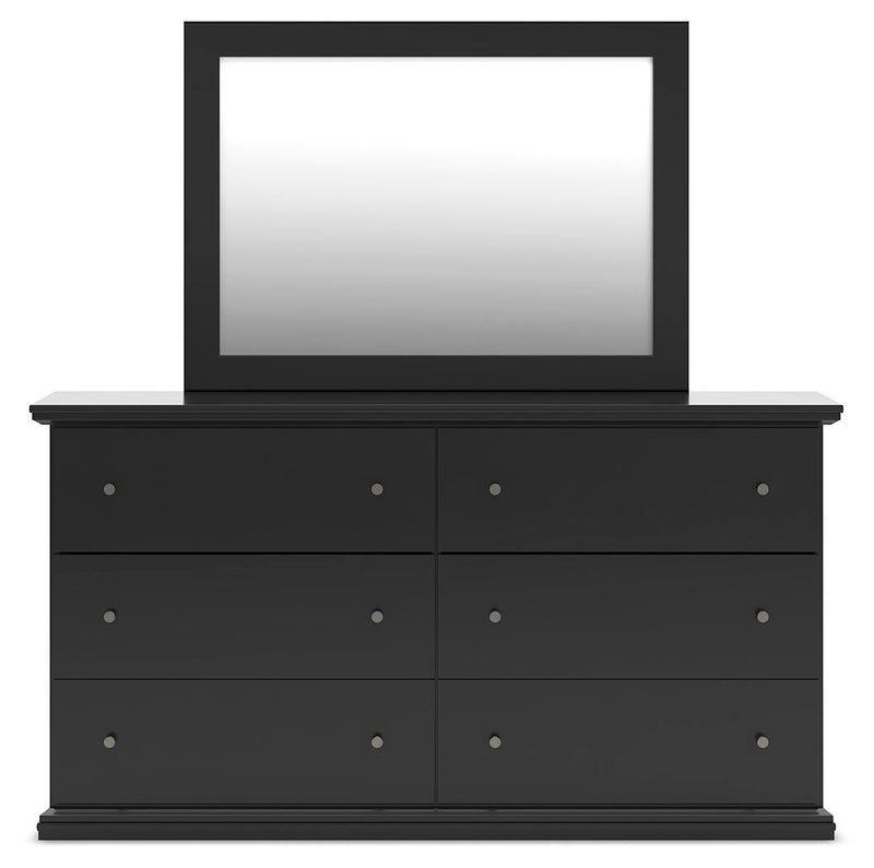 Maribel Queen Panel Bed, Dresser, Mirror, Chest and Nightstand