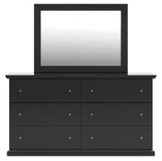 Maribel King Panel Bed, Dresser, Mirror and Nightstand