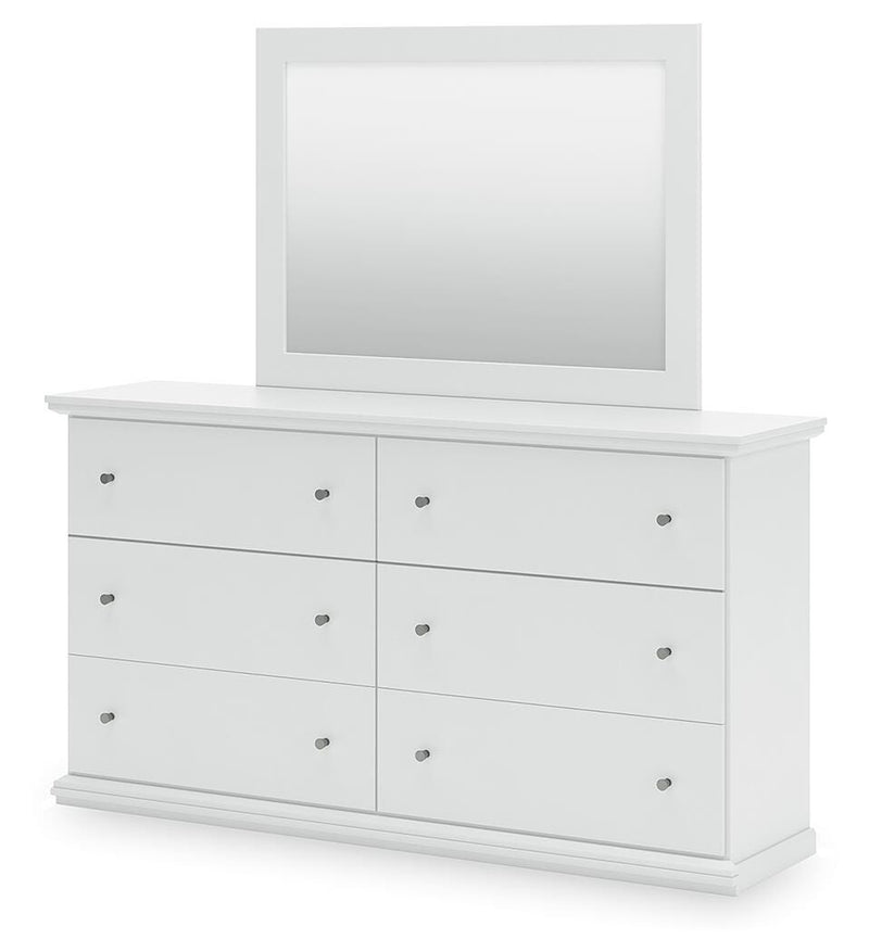 Bostwick Shoals King Panel Bed, Dresser, Mirror and 2 Nightstands