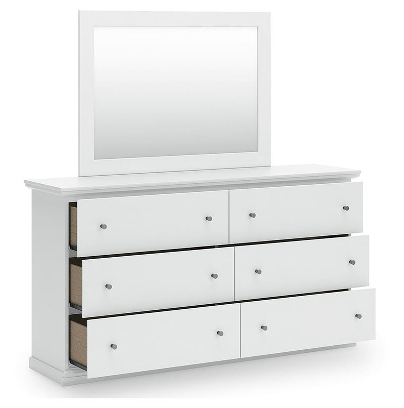Bostwick Shoals Queen Panel Bed, Dresser, Mirror and 2 Nightstands