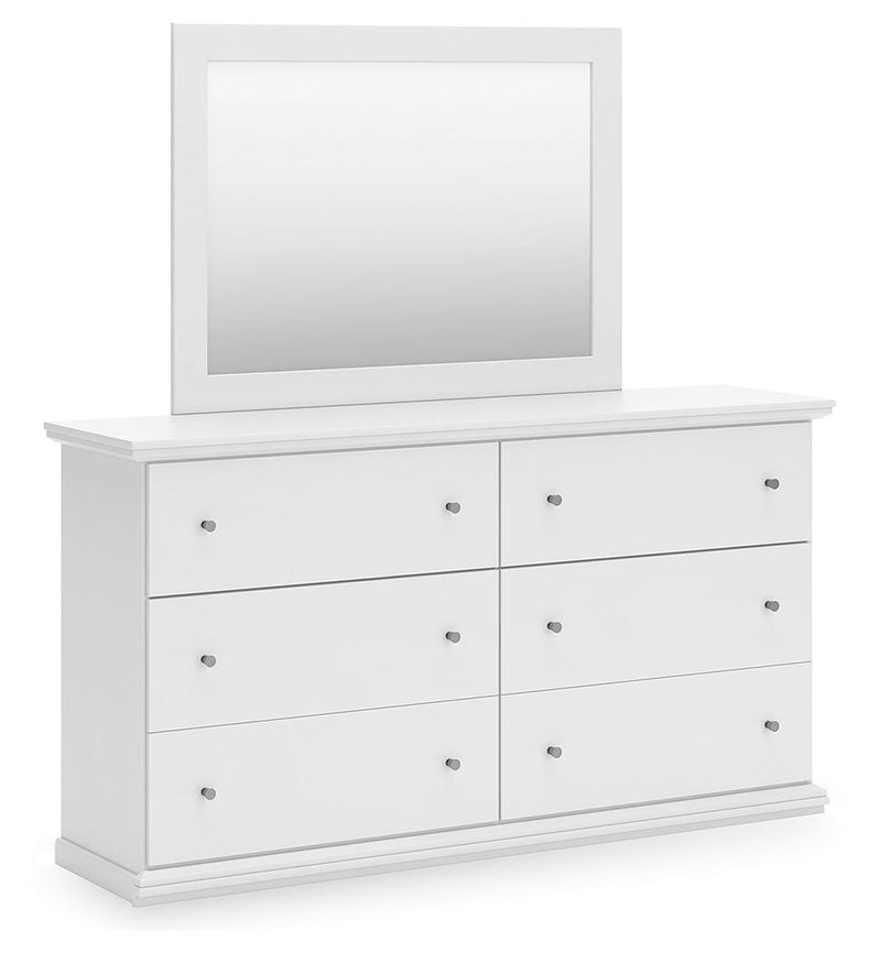 Bostwick Shoals King Panel Bed, Dresser, Mirror, Chest and 2 Nightstands