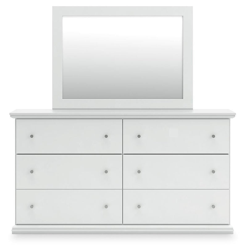Bostwick Shoals King Panel Bed, Dresser, Mirror and 2 Nightstands