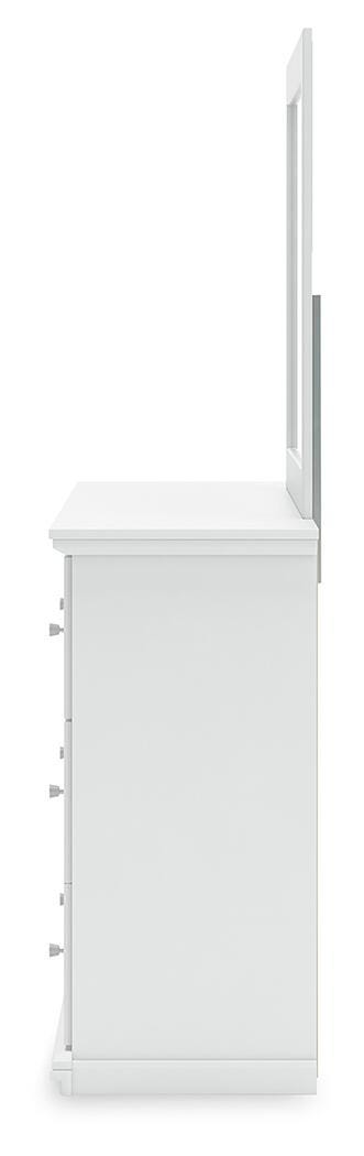 Bostwick Shoals King Panel Bed, Dresser, Mirror, Chest and 2 Nightstands