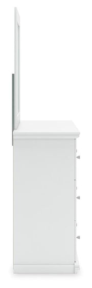 Bostwick Shoals King Panel Bed, Dresser, Mirror and 2 Nightstands