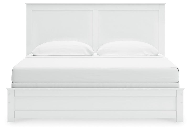Bostwick Shoals King Panel Bed, Dresser, Mirror, Chest and 2 Nightstands