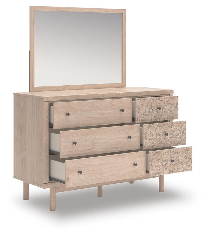 Arloster Full Panel Storage Bed, Dresser, Mirror and Nightstand