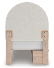 Arloster Twin Upholstered Panel Bed with Storage