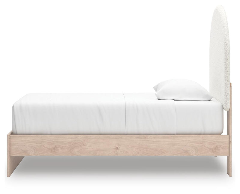 Arloster Twin Upholstered Panel Bed