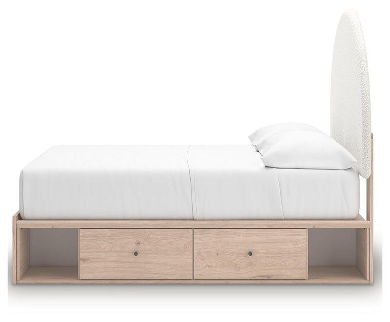 Arloster Full Upholstered Panel Bed with Storage