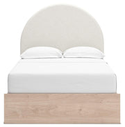 Arloster Full Upholstered Panel Bed, Dresser and Mirror