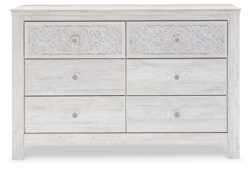 Paxberry Queen Panel Bed and Dresser