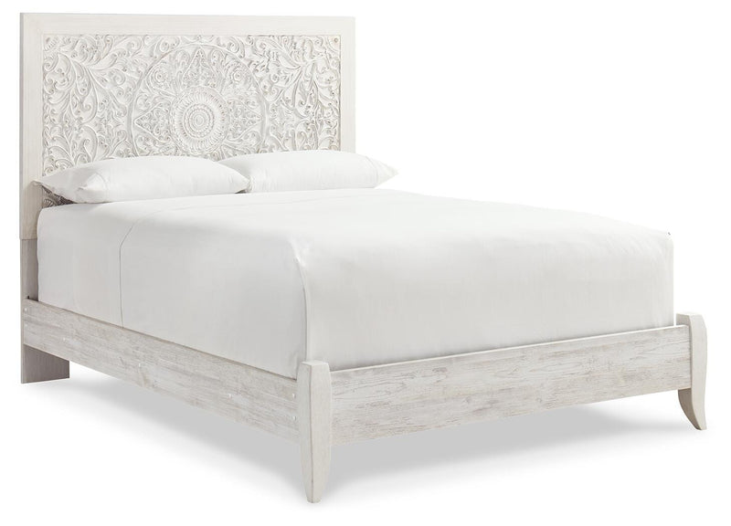 Paxberry Queen Panel Bed, Dresser, Mirror and Nightstand