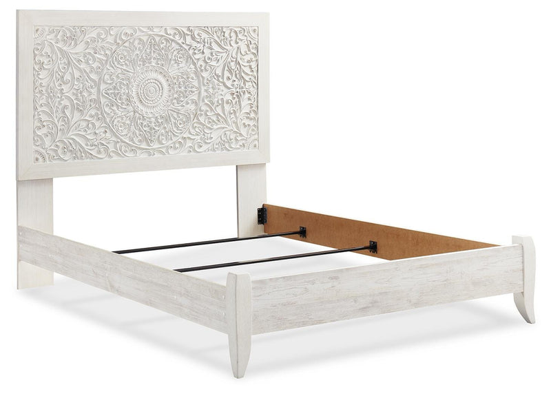Paxberry Queen Panel Bed, Dresser, Mirror,  Chest and Nightstand