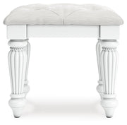 Kozlani Vanity, Mirror and Stool