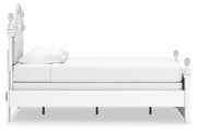 Kozlani Twin Upholstered Panel Bed, Dresser and Mirror