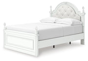 Kozlani Full Upholstered Panel Storage Bed