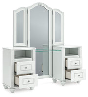Kozlani Vanity, Mirror and Stool