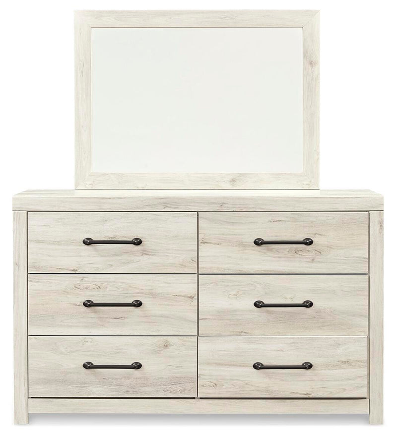Cambeck King Panel Bed with Storage, Dresser, Mirror, Chest and 2 Nightstands