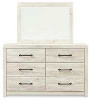 Cambeck Queen Panel Bed with Storage, Dresser and Mirror