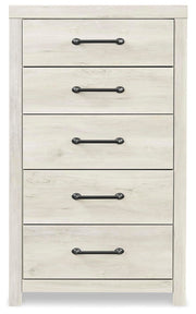 Cambeck Queen Panel Bed with Storage, Dresser, Mirror, Chest and Nightstand