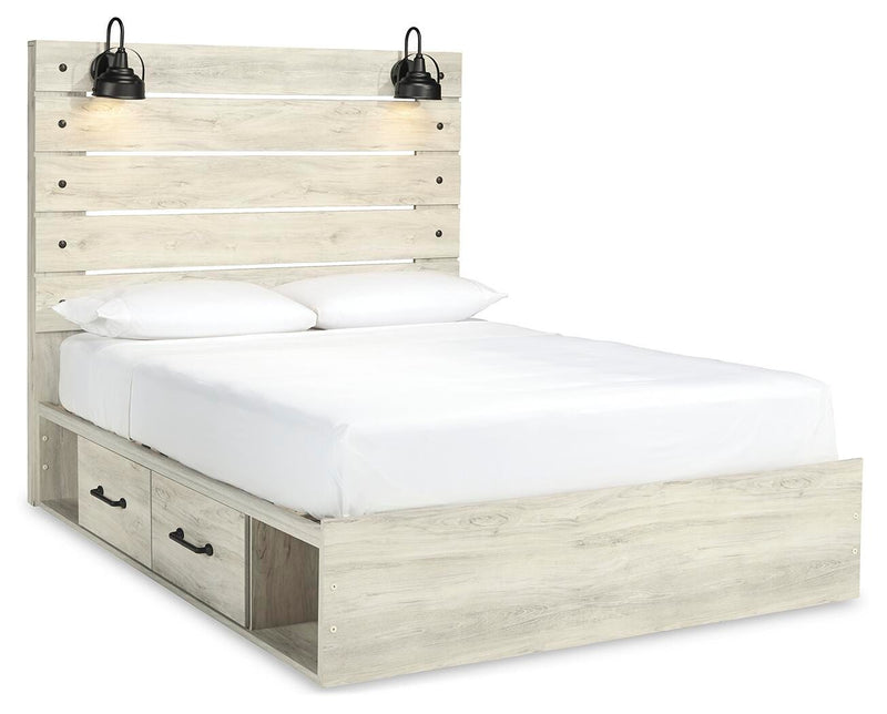 Cambeck Queen Panel Bed with Storage, Dresser and 2 Nightstands