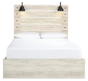 Cambeck Queen Panel Storage Bed and 2 Nightstands