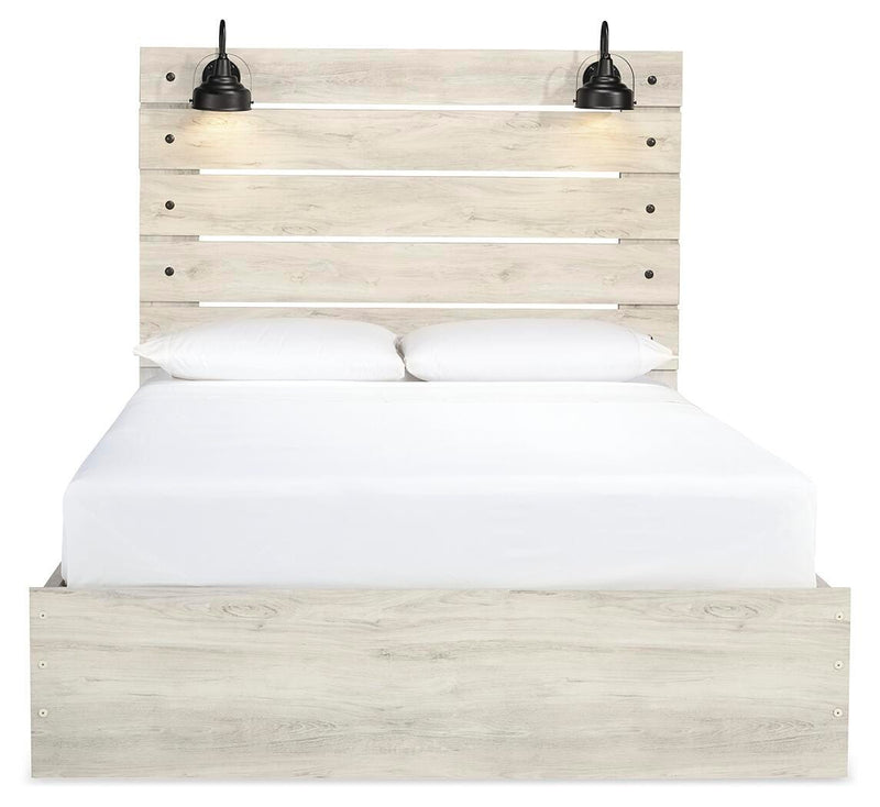Cambeck Queen Panel Bed with Storage, Dresser, Mirror and 2 Nightstands