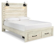 Cambeck Queen Panel Storage Bed, Dresser and Mirror
