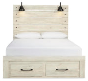 Cambeck Queen Panel Storage Bed, Dresser, Mirror and Nightstand