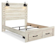 Cambeck Queen Panel Storage Bed, Dresser, Mirror and Nightstand