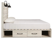 Cambeck King Storage Bed, Dresser, Mirror and 2 Nightstands