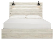 Cambeck King Panel Storage Bed, Dresser, Mirror and Nightstand