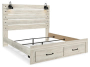 Cambeck King Storage Bed, 2 Dressers, Mirror, and 2 Nightstands