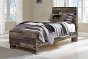 Derekson Twin Panel Bed, Dresser and Mirror