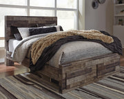 Derekson Queen Panel Storage Bed, Dresser, Chest and Nightstand