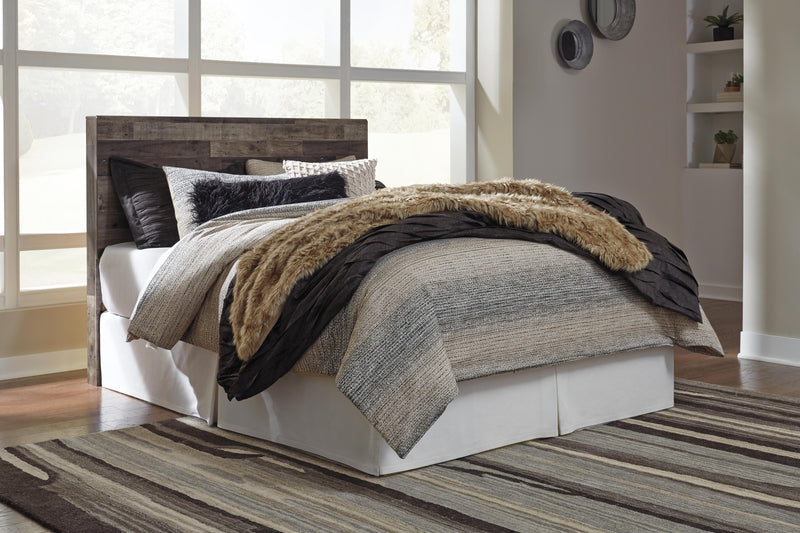 Derekson Queen Panel Headboard, Dresser, Mirror and Nightstand