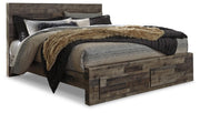 Derekson King Panel Bed, Dresser, Chest and Nightstand