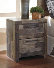 Derekson Queen Storage Bed, Dresser, Mirror, Chest and 2 Nightstands