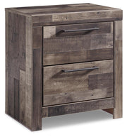 Derekson Full Panel Storage Bed, Dresser, Mirror and 2 Nightstands