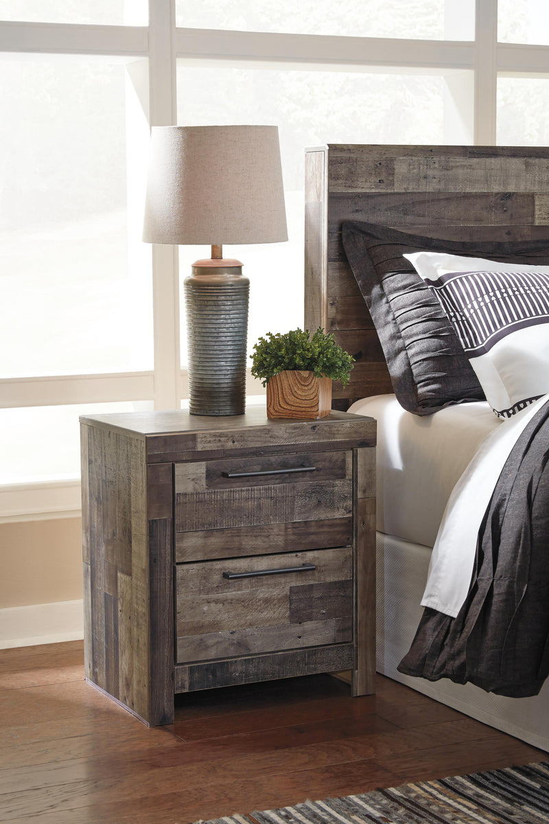 Derekson Full Panel Bed, Dresser, Mirror and Nightstand