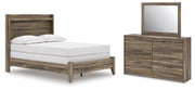 Elbrim Full Panel Bed, Dresser and Mirror