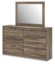 Elbrim Full Panel Storage Bed, Dresser and Mirror