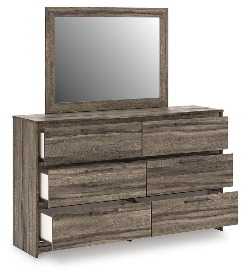 Elbrim Full Panel Storage Bed, Dresser and Mirror