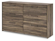 Elbrim King Panel Storage Bed, Dresser and Nightstand
