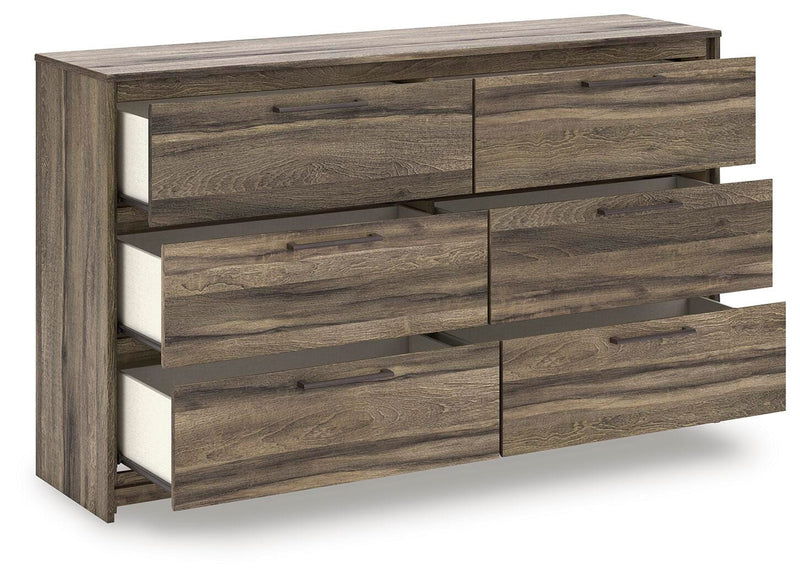 Elbrim Full Storage Bed, Dresser and Nightstand