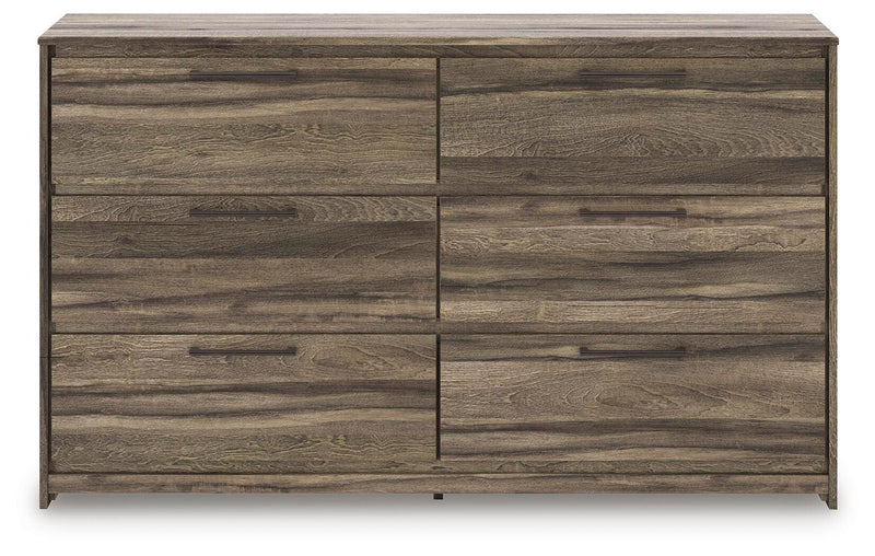 Elbrim King Panel Storage Bed, Dresser and Nightstand