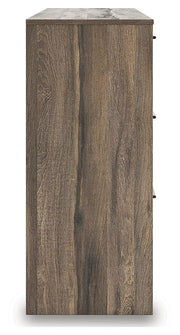 Elbrim King Panel Storage Bed, Dresser and Nightstand