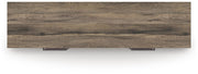 Elbrim King Panel Storage Bed, Dresser and Nightstand