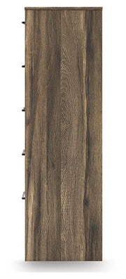 Elbrim King Panel Storage Bed, Chest and Nightstand